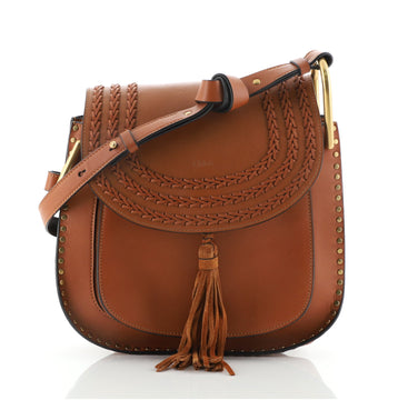 Chloe Hudson Handbag Whipstitch Leather Medium