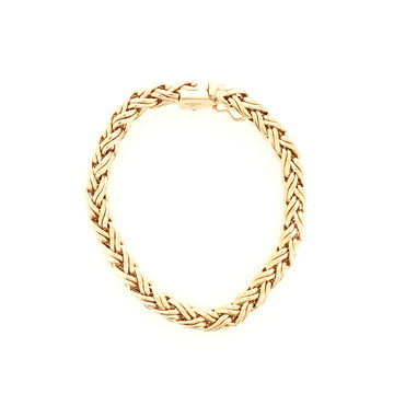 Tiffany & Co. Vintage Byzantine Bracelet 14K Yellow Gold