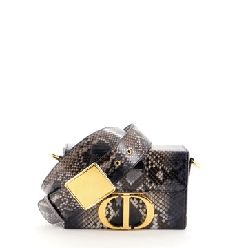 Christian Dior 30 Montaigne Box Bag Python