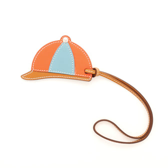 Hermes Paddock Bombe Bag Charm Leather