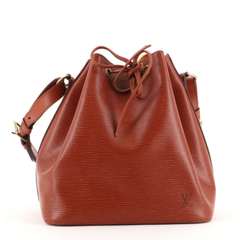 Louis Vuitton Petit Noe Handbag Epi Leather