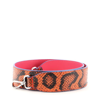 Fendi Strap You Shoulder Strap Python and Leather