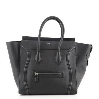Celine Luggage Bag Grainy Leather Medium