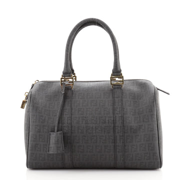 Fendi Boston Zucchino Coated Canvas Medium