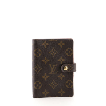 Louis Vuitton Ring Agenda Cover Monogram Canvas PM