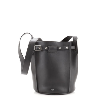 Celine Long Strap Big Bag Bucket Leather