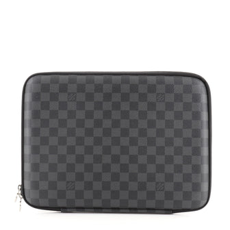 Louis Vuitton Laptop Sleeve Damier Graphite 13 Black 68366152