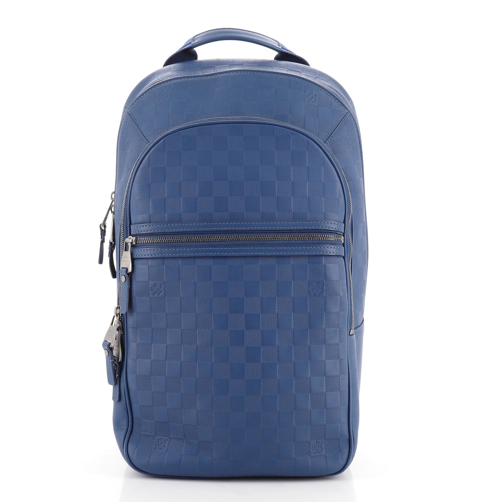 Louis Vuitton Michael NM Backpack Damier Infini Leather Blue 6836629