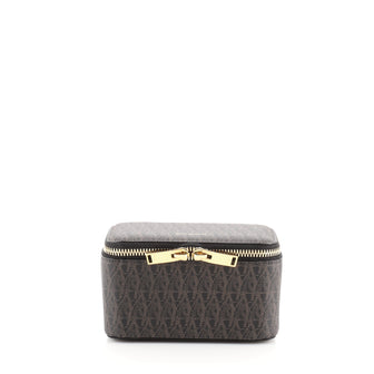 Saint Laurent Zip Jewelry Case Monogram Canvas