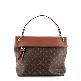 Louis Vuitton Tuileries Hobo Monogram Canvas with Leather