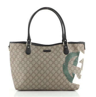 Gucci Joy Web Tote GG Coated Canvas Medium