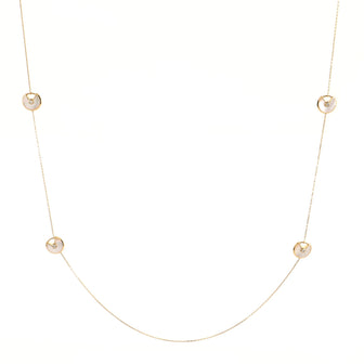 Cartier Amulette de Cartier 6 Talisman Necklace 18K Yellow Gold with Mother of Pearl and Diamond