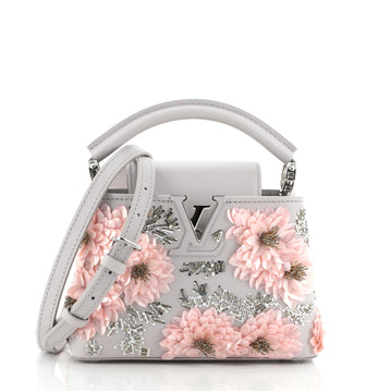 Louis Vuitton Capucines Bag Embellished Leather Mini