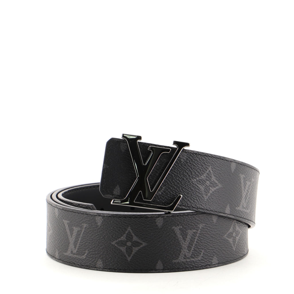 Louis Vuitton LV Initiales Belt Monogram Canvas Wide Black 1198184