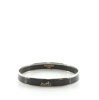 Hermes Caleche Bangle Bracelet Enamel Narrow