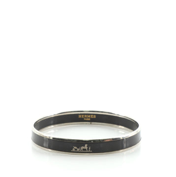 Hermes Caleche Bangle Bracelet Enamel Narrow