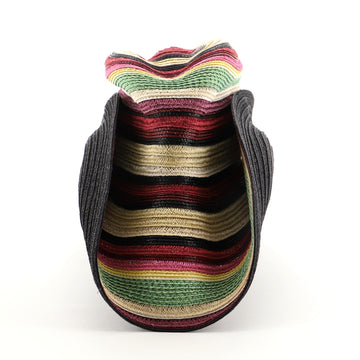 Hermes Cowboy Hat Striped Straw