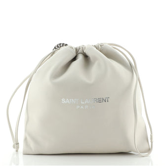 Saint Laurent Teddy Bucket Bag Leather Small