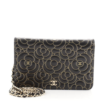 Chanel Wallet on Chain Camellia Lambskin