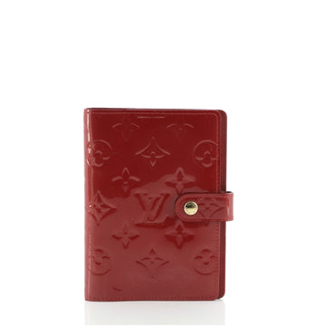 Louis Vuitton Ring Agenda Cover Monogram Vernis PM