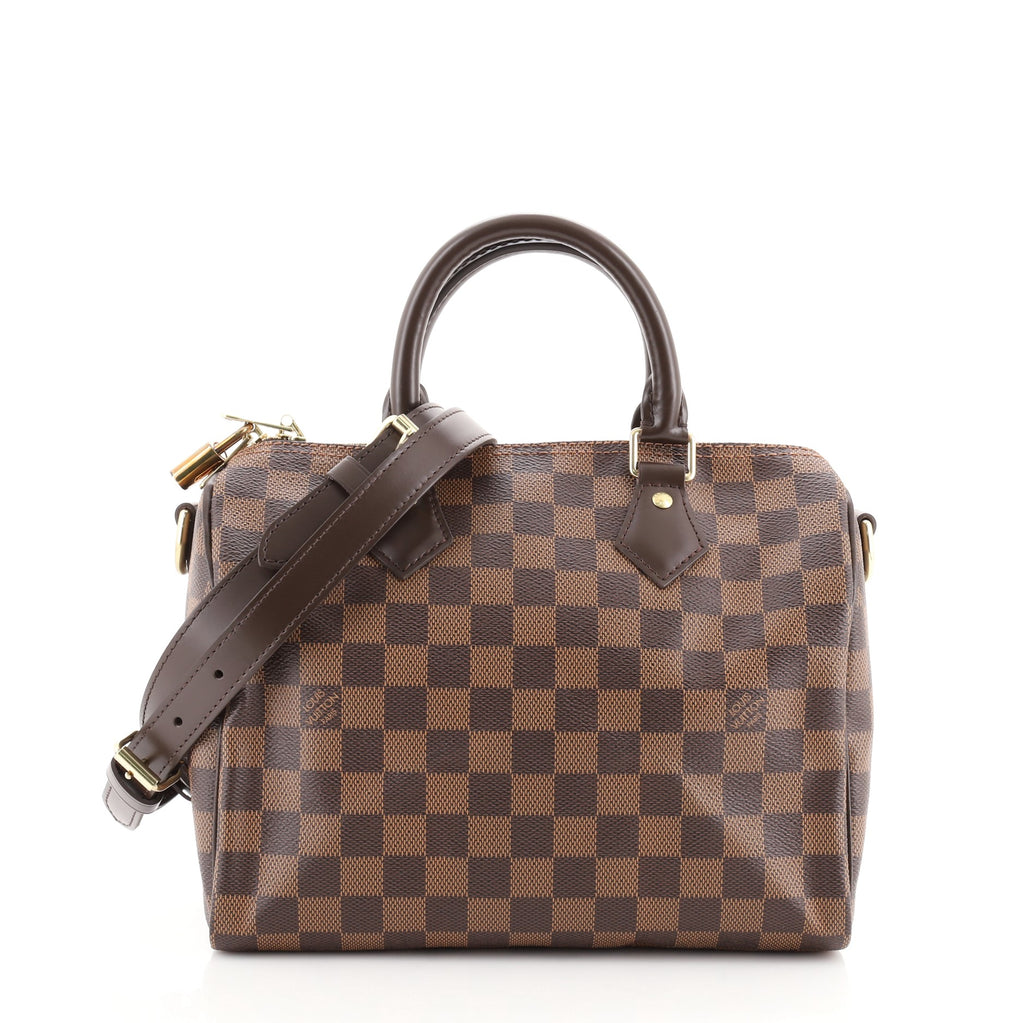 Louis Vuitton Speedy Bandouliere 20 Brown Leather ref.711661