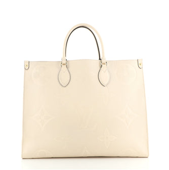 Louis Vuitton OnTheGo Tote Limited Edition Monogram Empreinte Giant GM