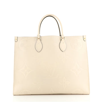 Louis Vuitton OnTheGo Tote Limited Edition Monogram Empreinte Giant GM