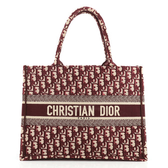 Christian Dior Book Tote Oblique Canvas Small