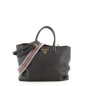Prada Dual Strap Zip Tote Vitello Daino Medium