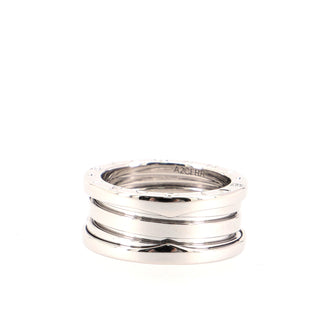 Bvlgari B.zero1 Three Band Ring 18K White Gold