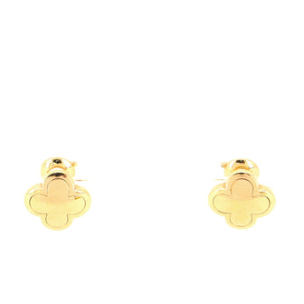 Van Cleef & Arpels Pure Alhambra Clip-On Earrings 18K Yellow Gold
