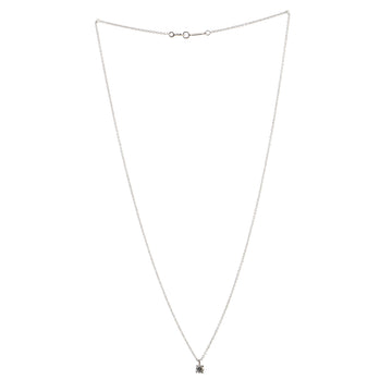 Tiffany & Co. Solitaire Pendant Necklace Platinum with RBC Diamond .12CT