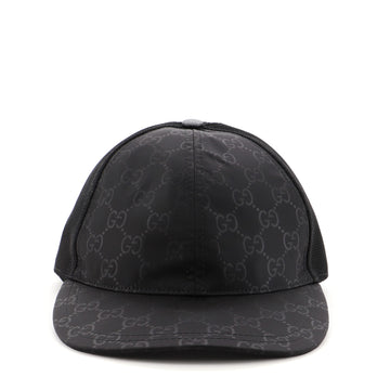 Gucci Baseball Cap GG Nylon and Mesh