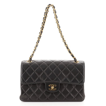 Chanel Vintage Double Sided Flap Bag Quilted Lambskin Small