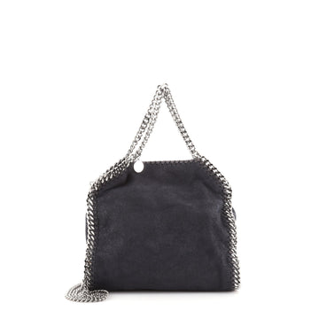 Stella McCartney Falabella Fold Over Crossbody Bag Shaggy Deer Mini