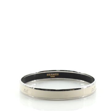 Hermes Caleche Bangle Bracelet Enamel Narrow