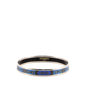 Hermes Caleche Bangle Bracelet Enamel Narrow