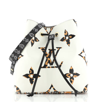 Louis Vuitton NeoNoe Handbag Limited Edition Jungle Monogram Giant