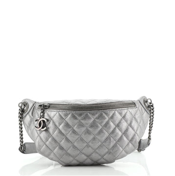 Chanel Banane Waist Bag Quilted Leather