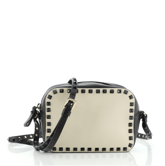 Valentino Rockstud Camera Crossbody Bag Leather