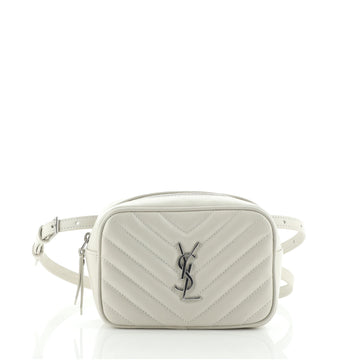 Saint Laurent Lou Belt Bag Matelasse Chevron Leather