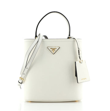 Prada Panier Bucket Bag Saffiano Leather Medium
