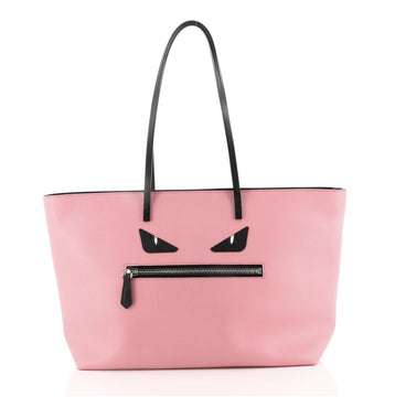 Fendi Monster Roll Tote Leather Medium