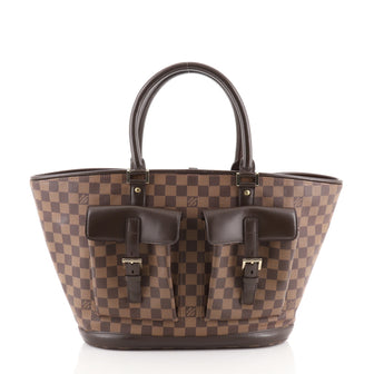 Louis Vuitton Manosque Handbag Damier GM