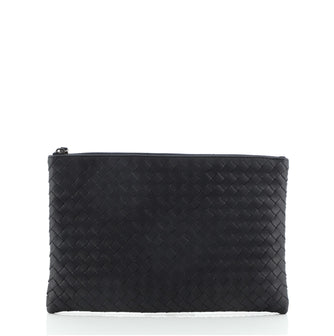 Bottega Veneta Zip Pouch Intrecciato Nappa Large