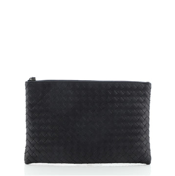 Bottega Veneta Zip Pouch Intrecciato Nappa Large