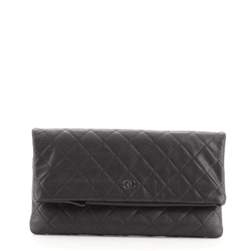Chanel Beauty CC Clutch Quilted Caviar