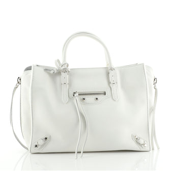 Balenciaga Papier A6 Zip Around Classic Studs Bag Leather