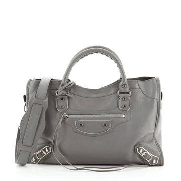 Balenciaga City Classic Metallic Edge Bag Leather Medium