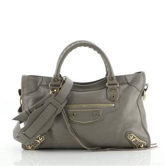Balenciaga City Classic Metallic Edge Bag Leather Medium